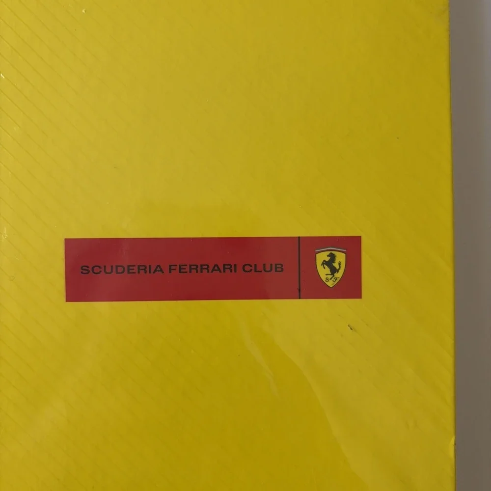Scuderia Ferrari Club Notebook Yellow Made in Italy New‎ Sealed Official Merch